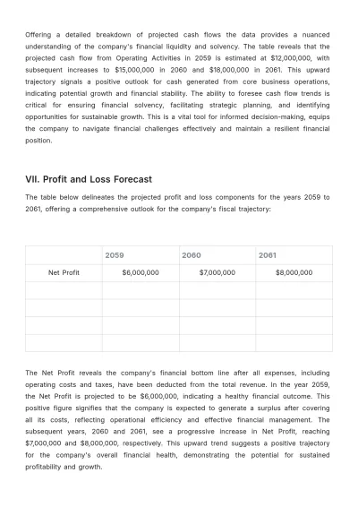 Free Account Long-Term Financial Forecasting Plan Template to Edit Online