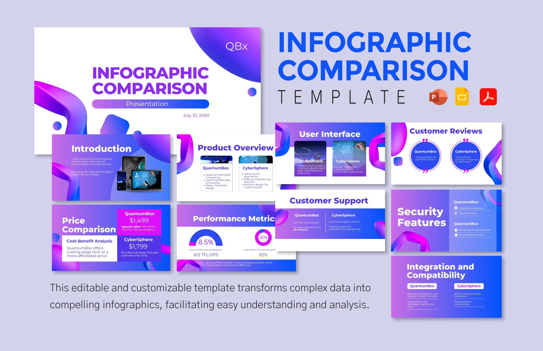 Infographic Comparison Template
