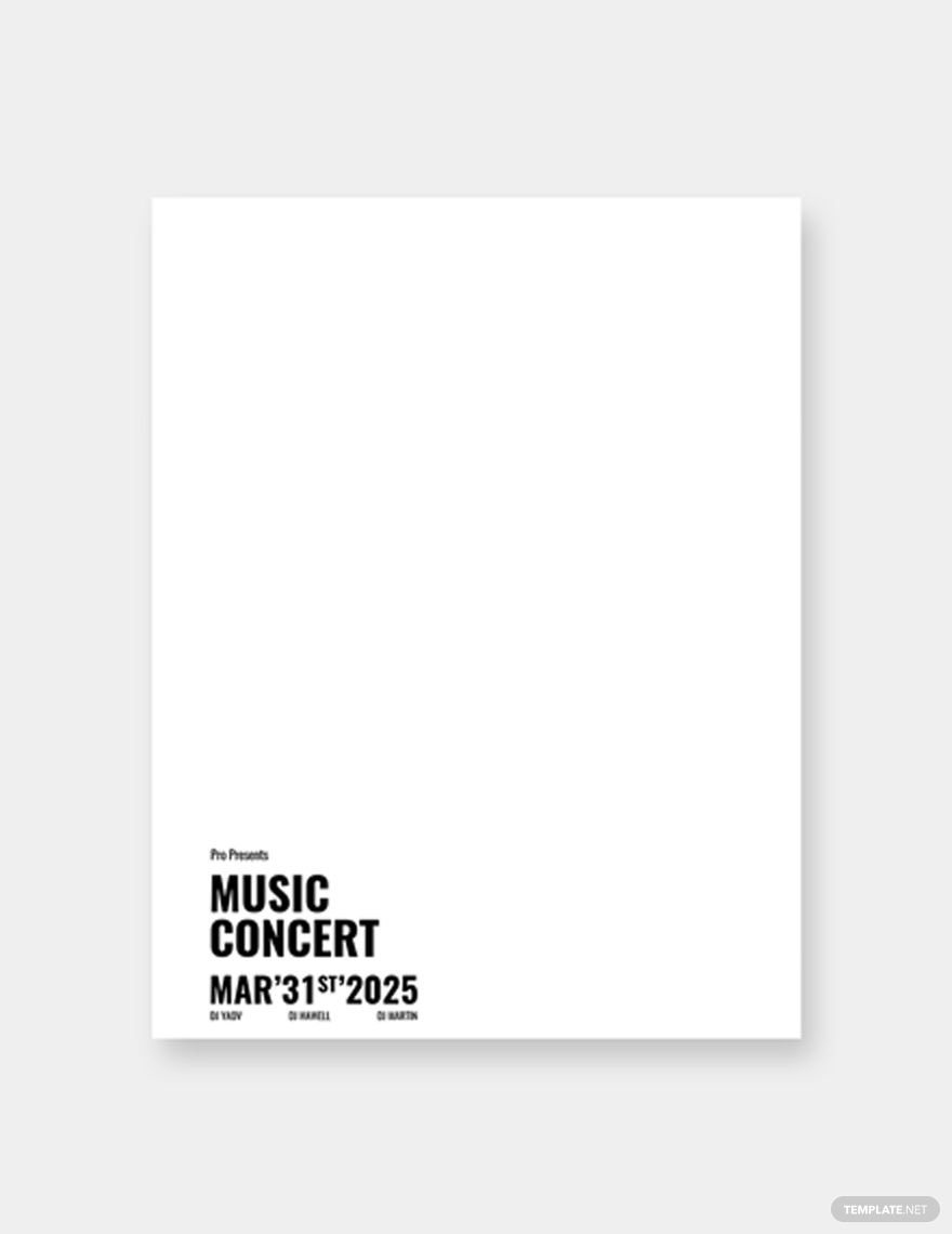 Music Band Letterhead Template in Illustrator, PSD