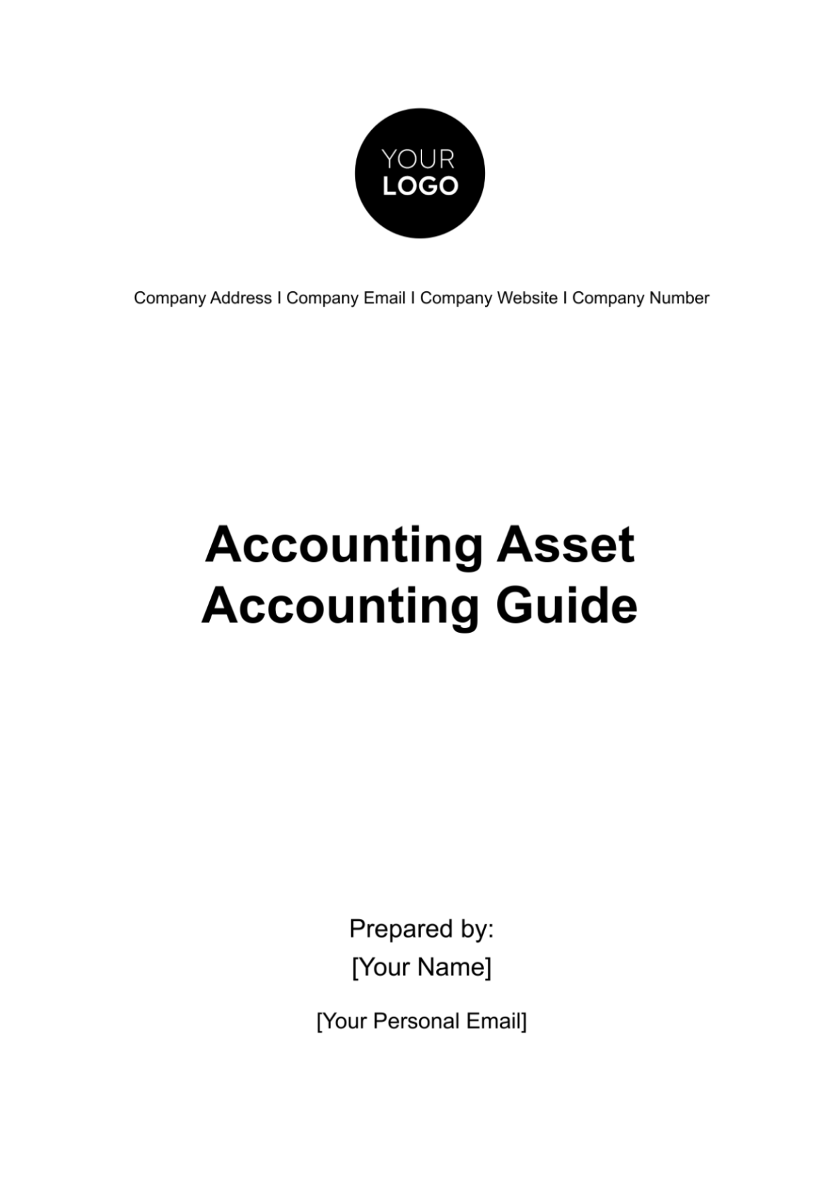 Accounting Asset Accounting Guide Template
