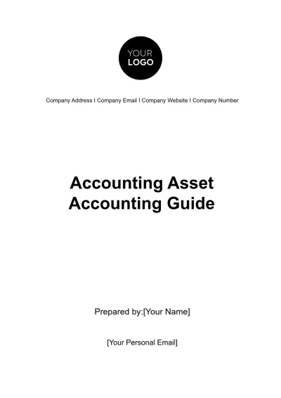 Free Accounting Asset Accounting Guide Template to Edit Online