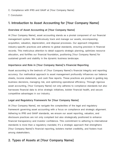 Free Accounting Asset Accounting Guide Template to Edit Online