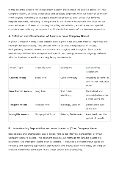 Free Accounting Asset Accounting Guide Template to Edit Online