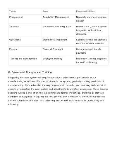 Free Accounting Asset Acquisition Proposal Template to Edit Online