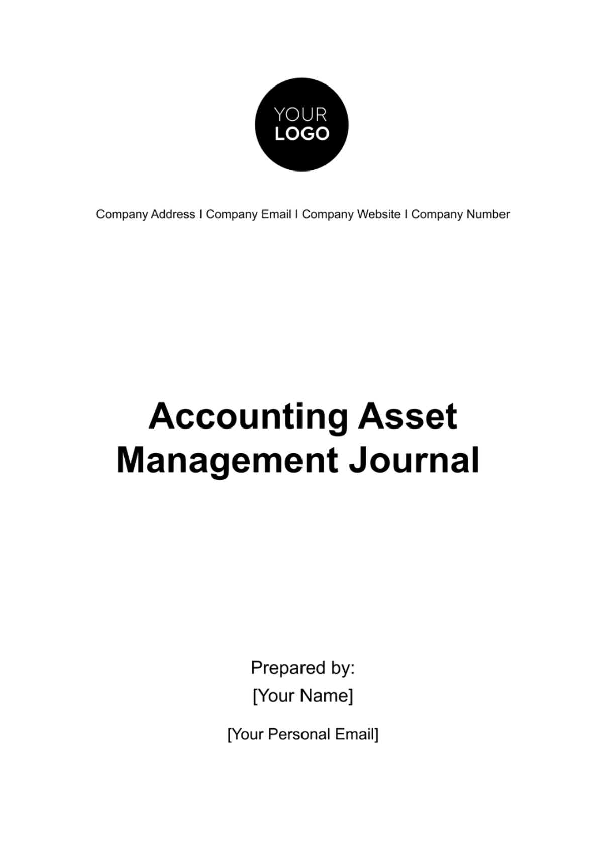 Accounting Asset Management Journal Template - Edit Online & Download