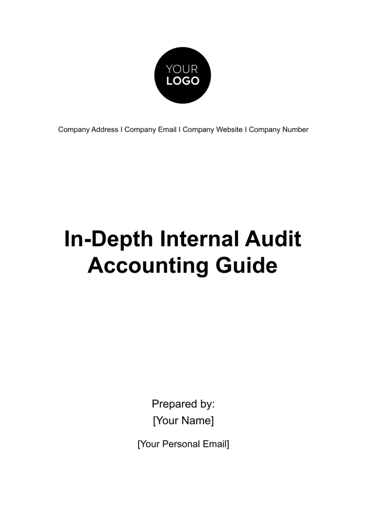 In-Depth Internal Audit Accounting Guide Template - Edit Online & Download