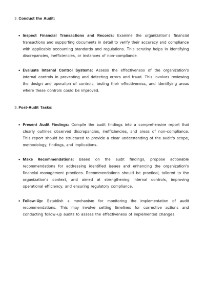 Free In-Depth Internal Audit Accounting Guide Template to Edit Online