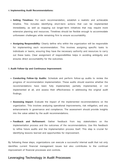 Free In-Depth Internal Audit Accounting Guide Template to Edit Online