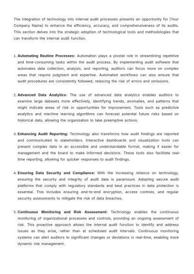 Free In-Depth Internal Audit Accounting Guide Template to Edit Online