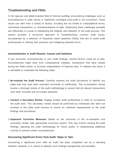 Free In-Depth Internal Audit Accounting Guide Template to Edit Online