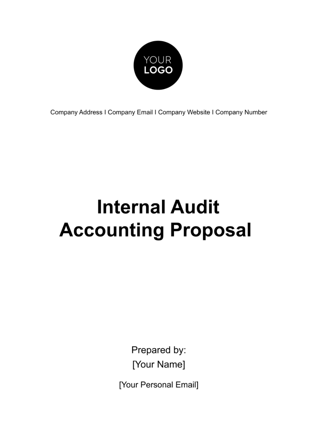 Internal Audit Accounting Proposal Template - Edit Online & Download