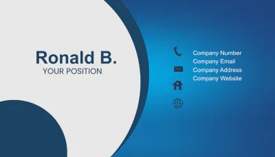 Free Financial Analyst Business Card Template to Edit Online