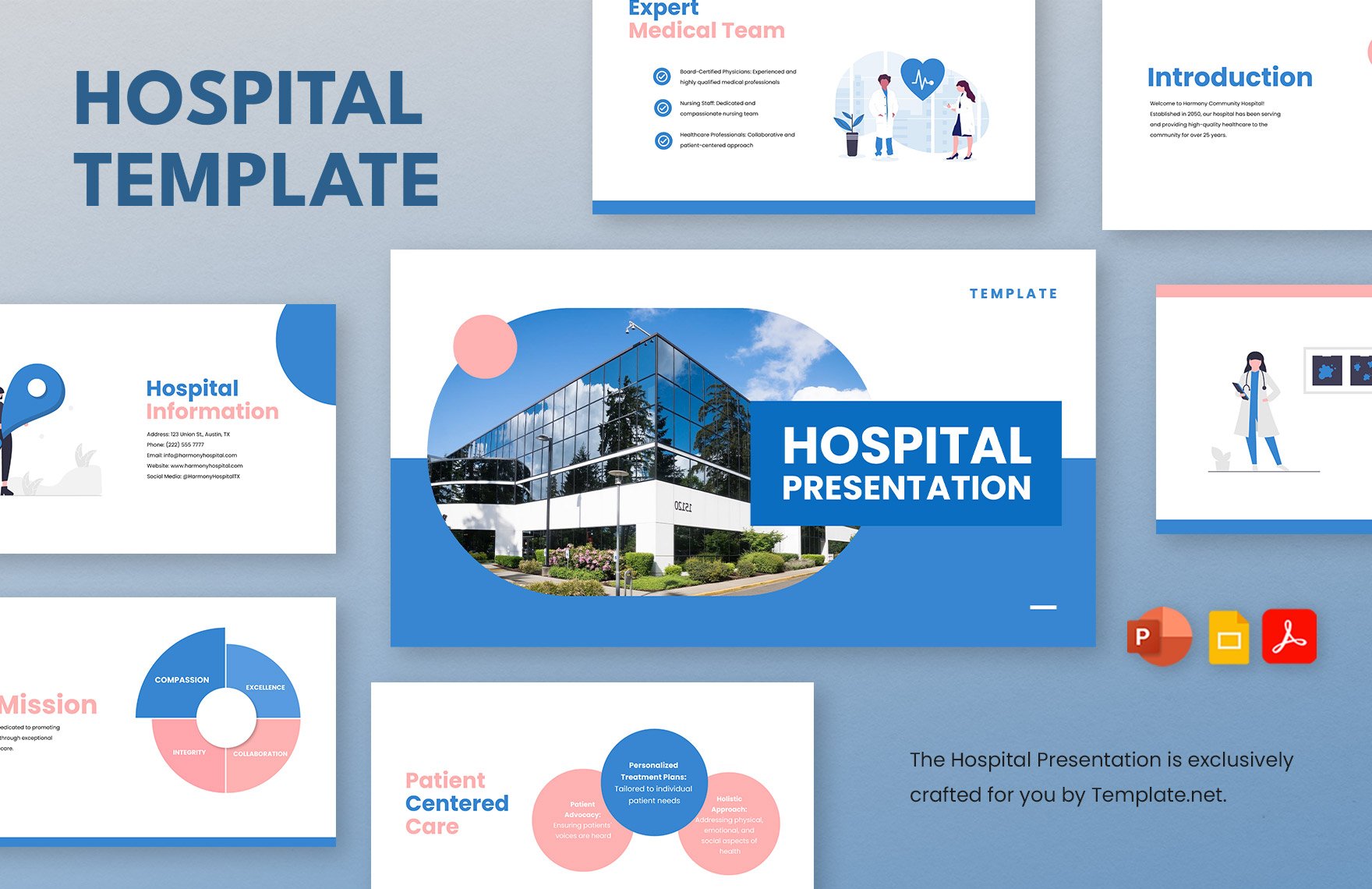 Hospital Template in PDF, PowerPoint, Google Slides