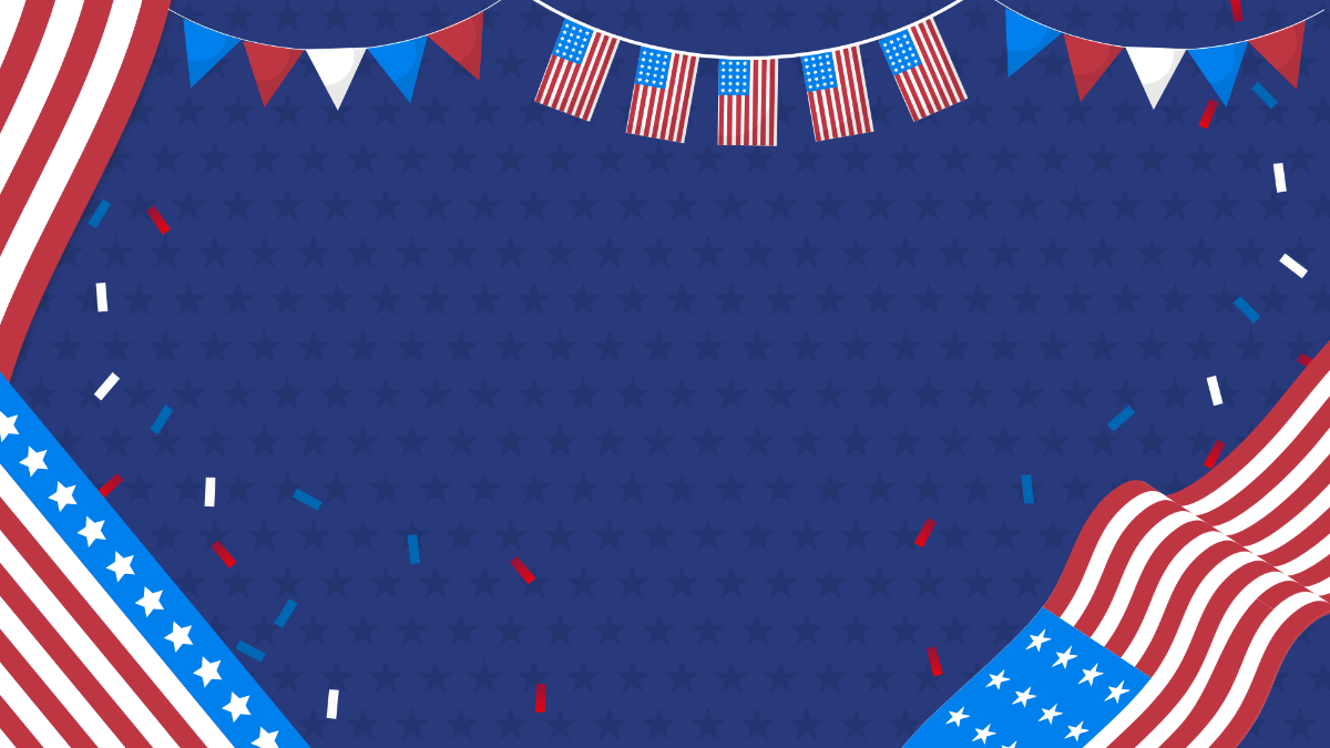 Free President's Day Background Template