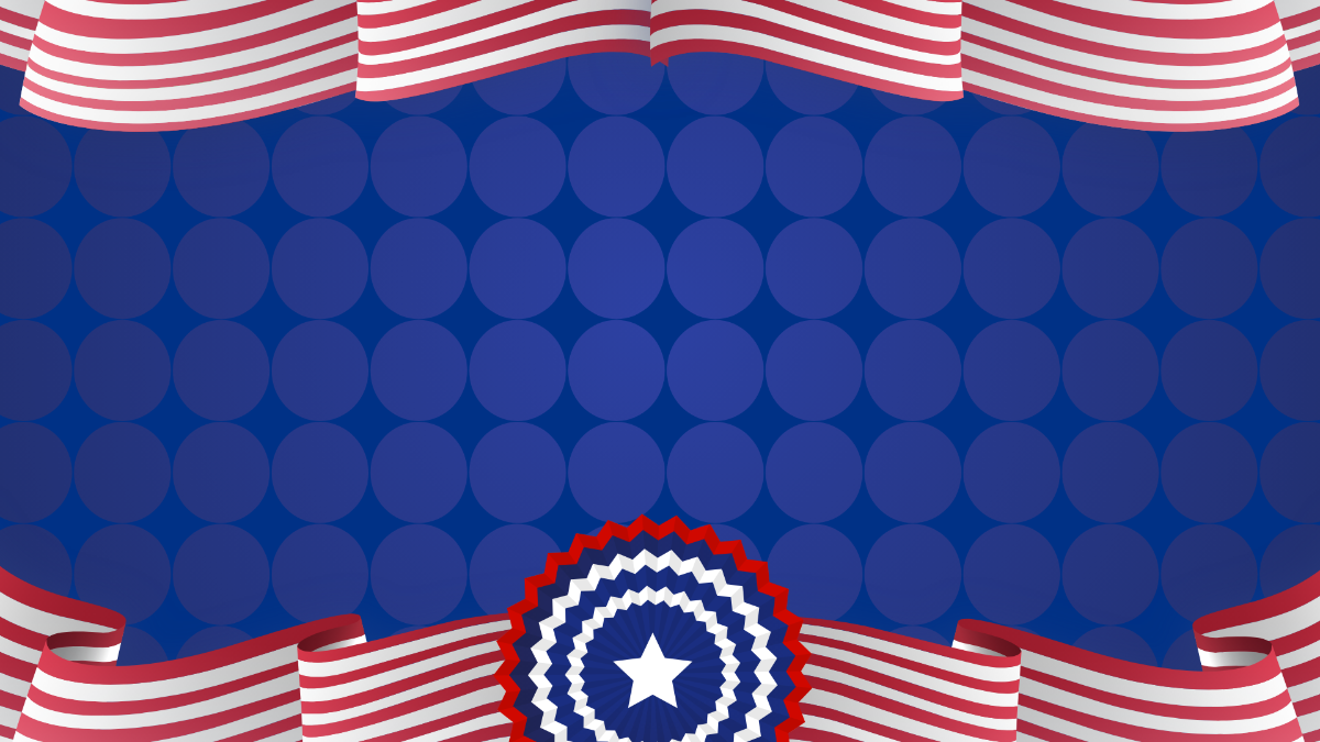 Free Happy President's Day Background Template