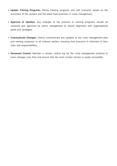 Free Account Budget Crisis Management Protocol Template to Edit Online