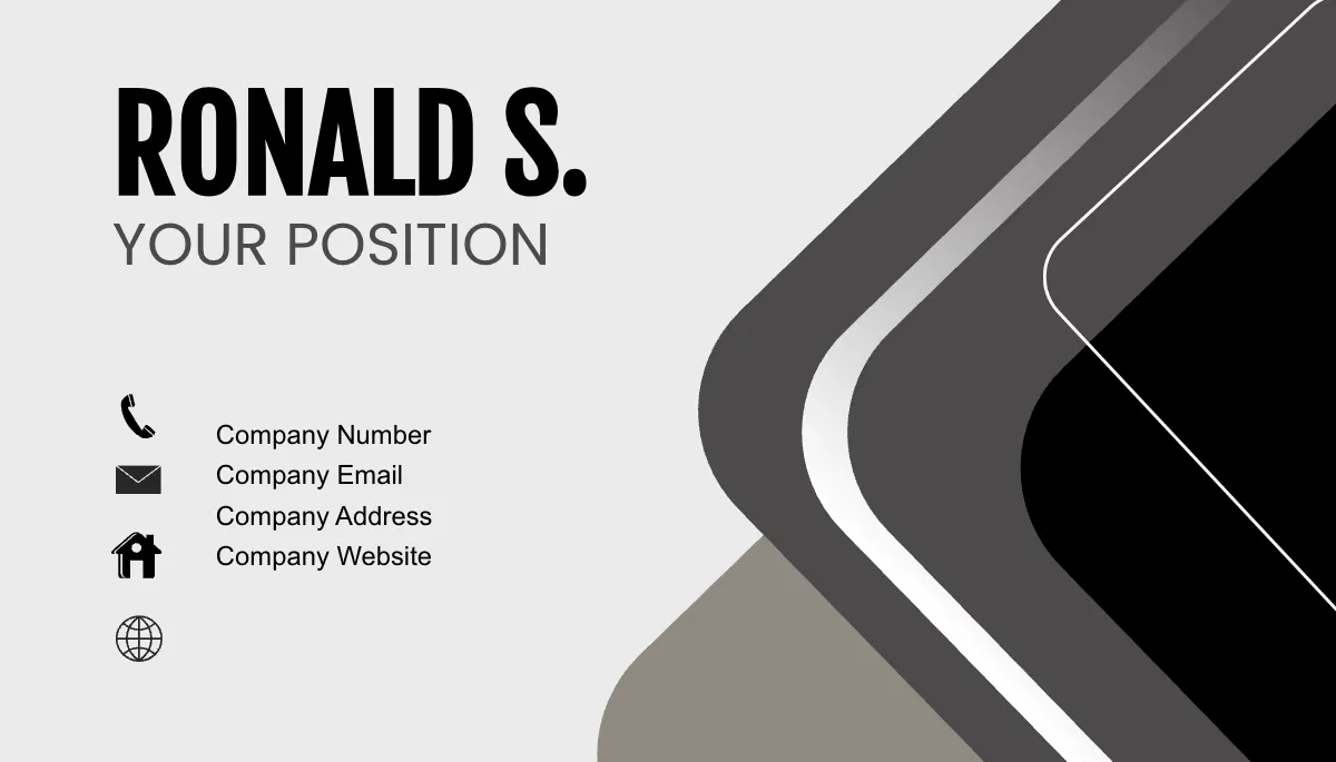 Free Cost Accountant Business Card Template to Edit Online