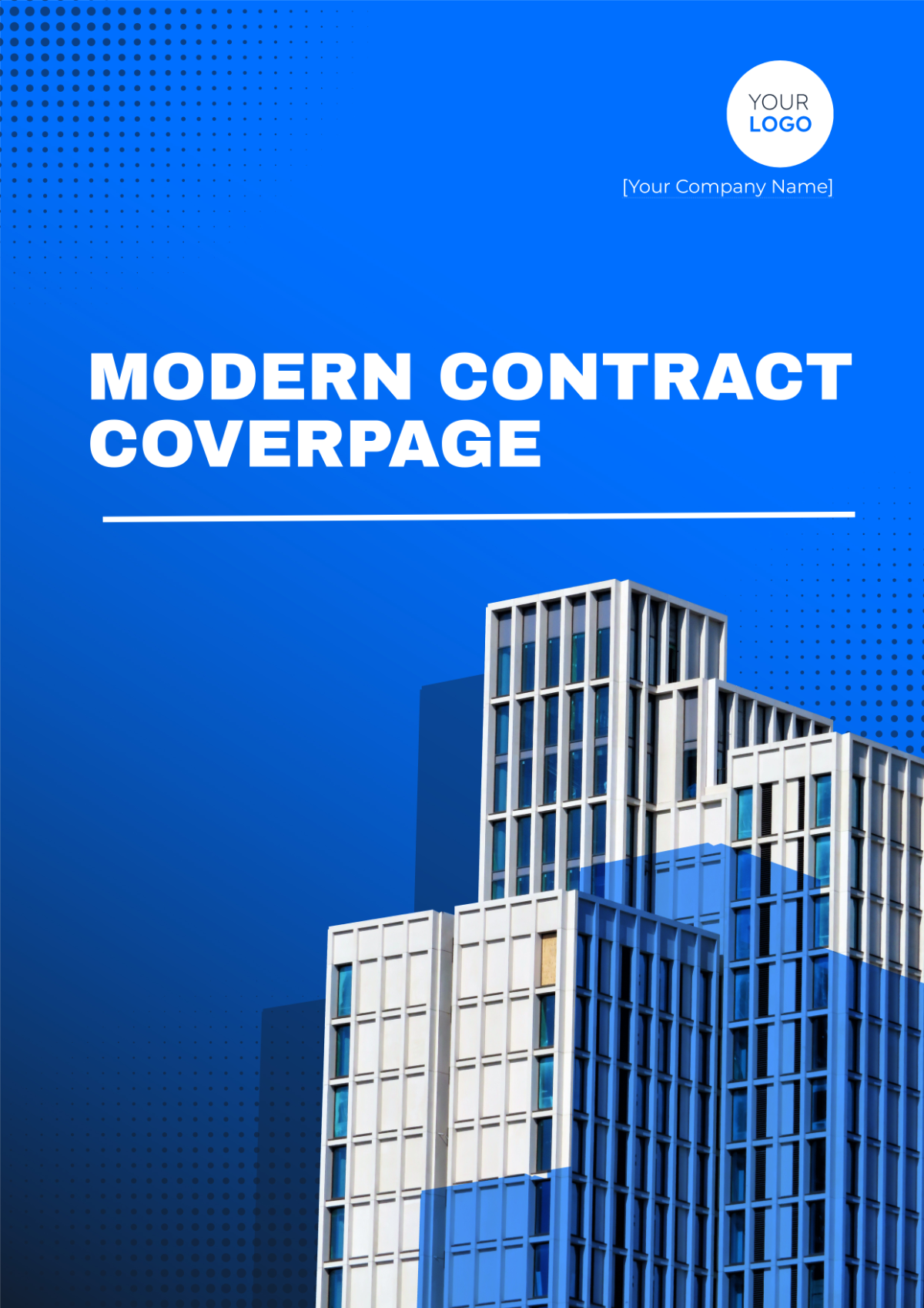 Modern Contract Cover Page Template Edit Online Download Example   Modern Contract Cover Page Edit Online 1 