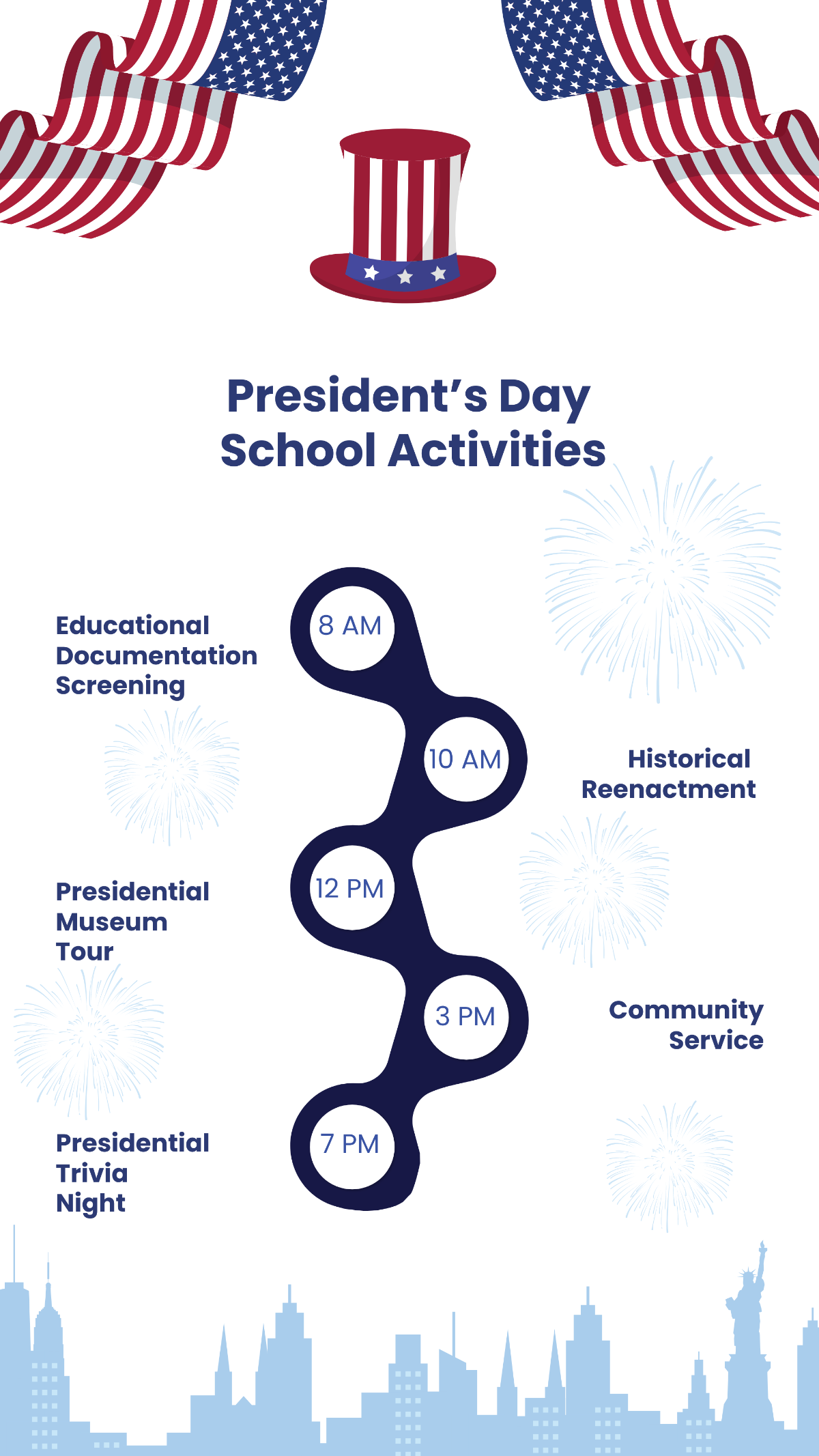 President's Day School Activities Template