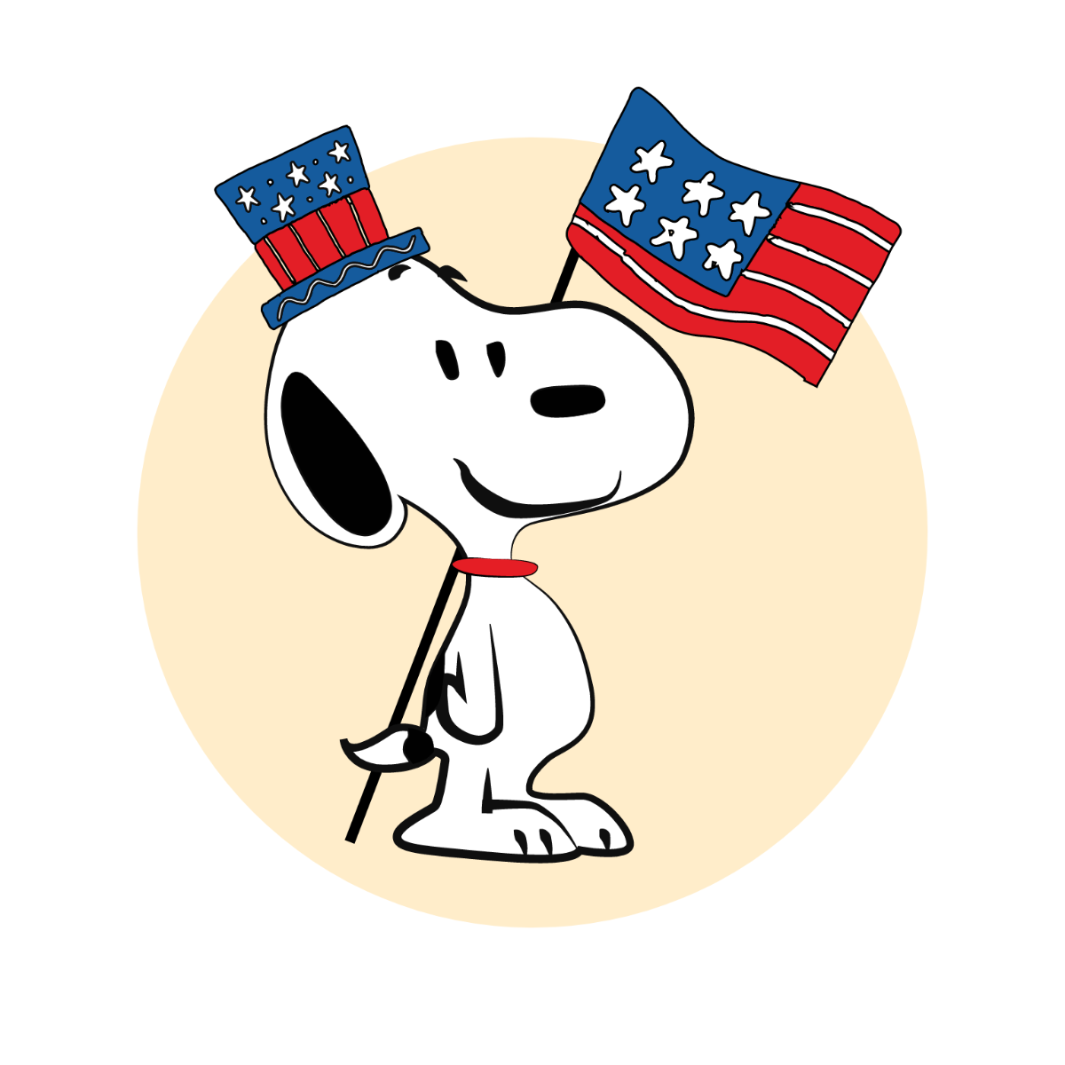 Snoopy President's Day Clipart Template - Edit Online & Download