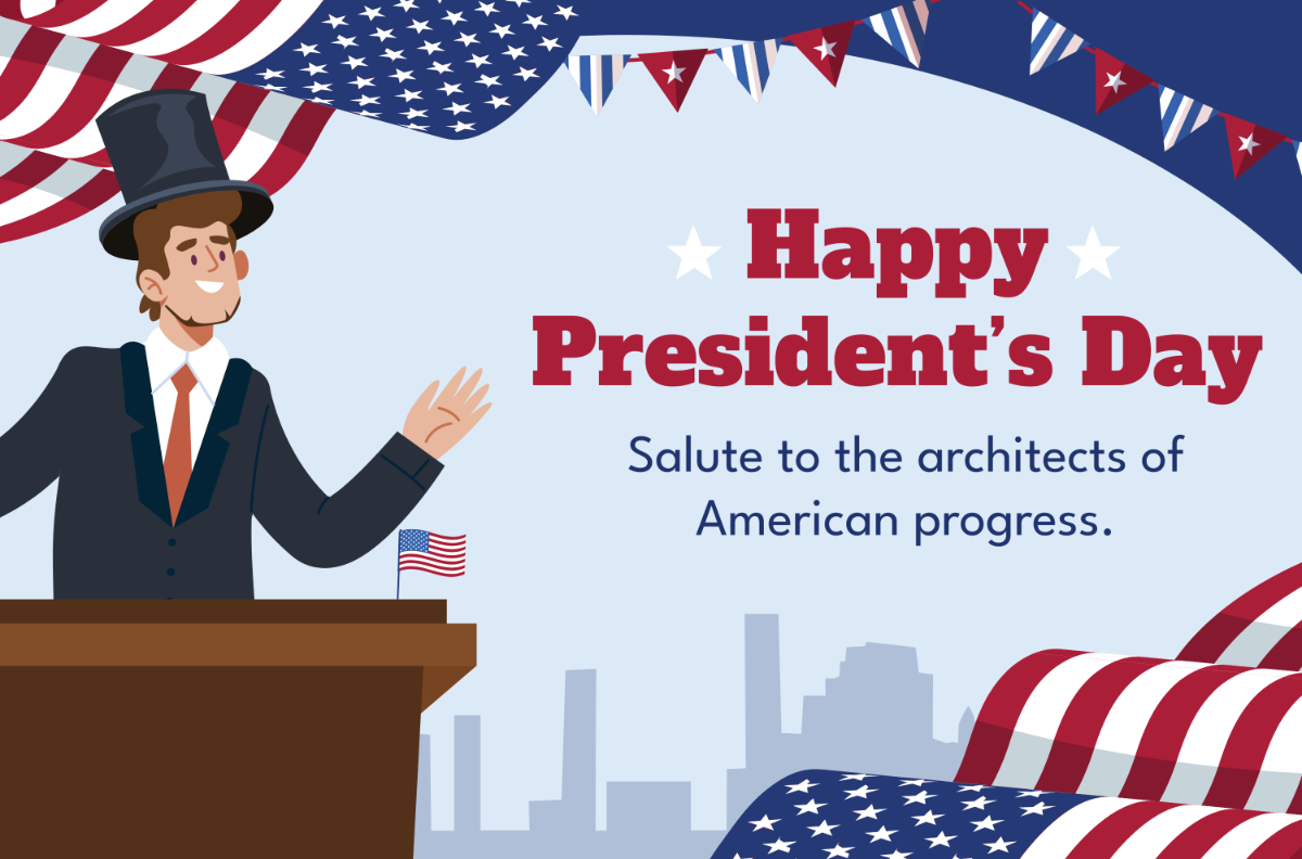 Happy President's Day Banner Template