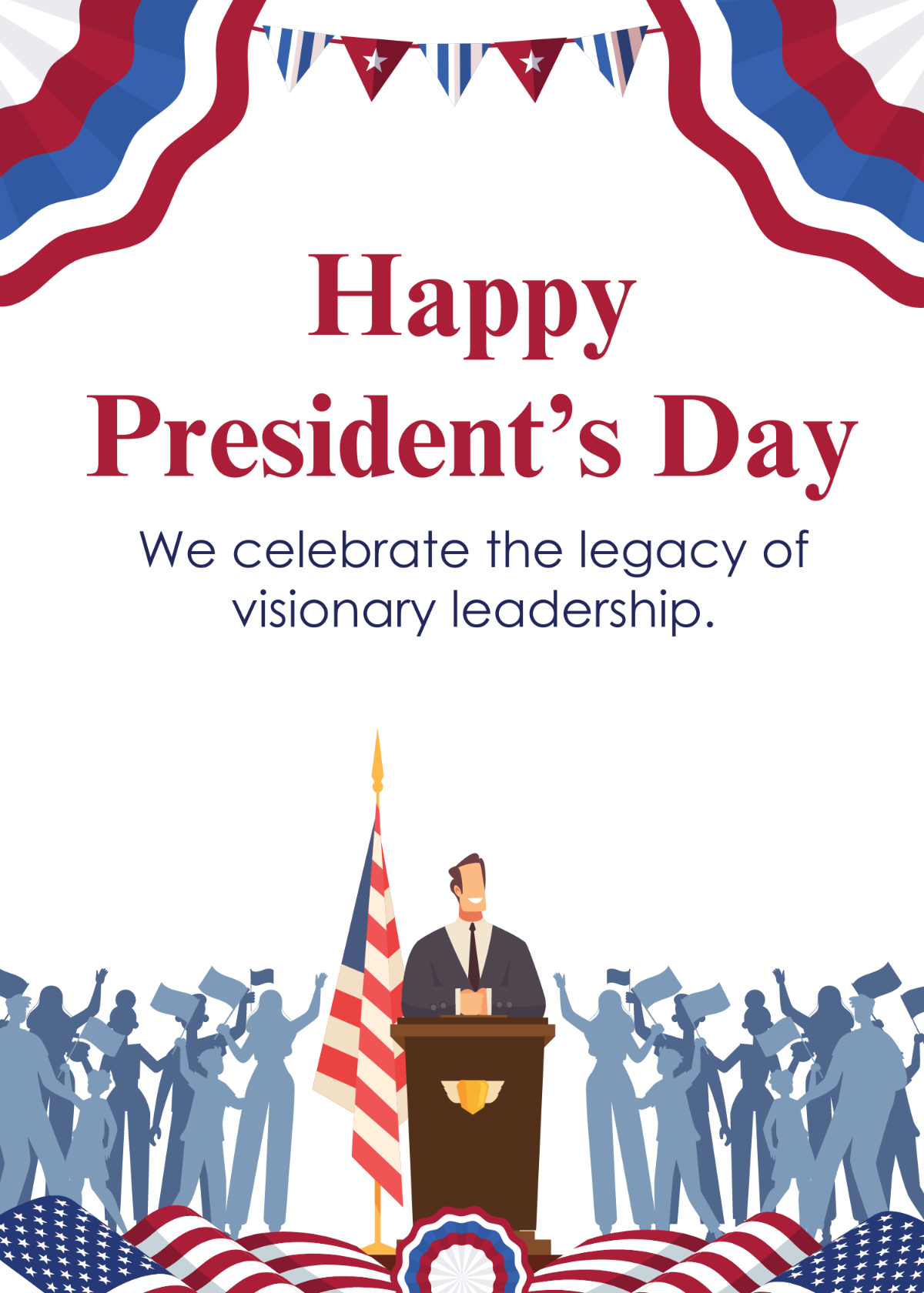Free Happy President's Day Message Template