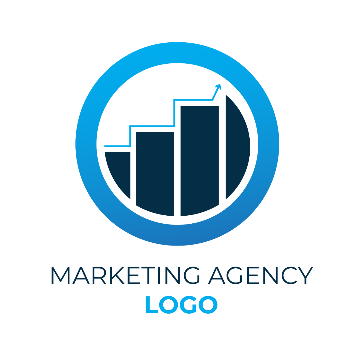 Marketing Agency Logo Template - Edit Online & Download Example