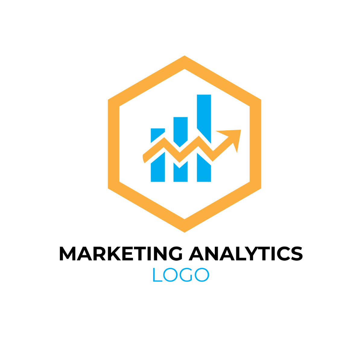 Marketing Analytics Logo Template