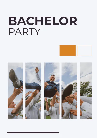 Free Bachelor Party Itinerary Template to Edit Online