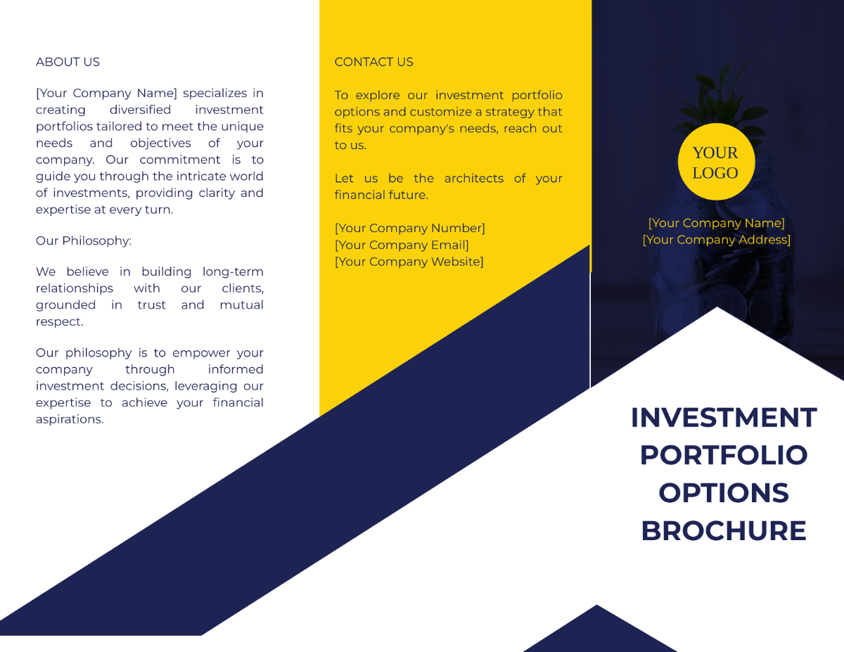 Investment Portfolio Options Brochure Template Download Template net Investment Portfolio Options Brochure Template Download Template net