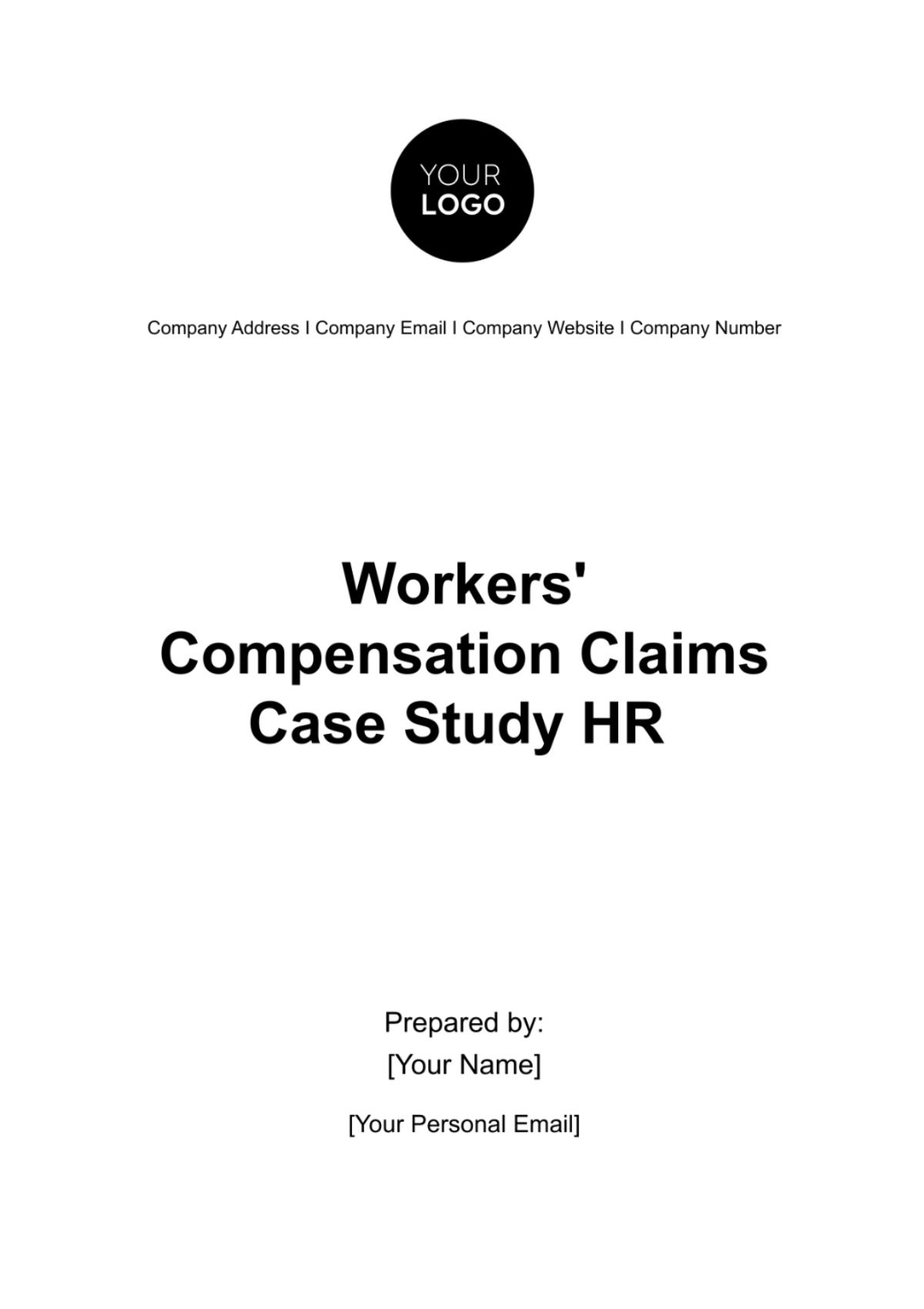 Workers' Compensation Claims Case Study HR Template - Edit Online & Download