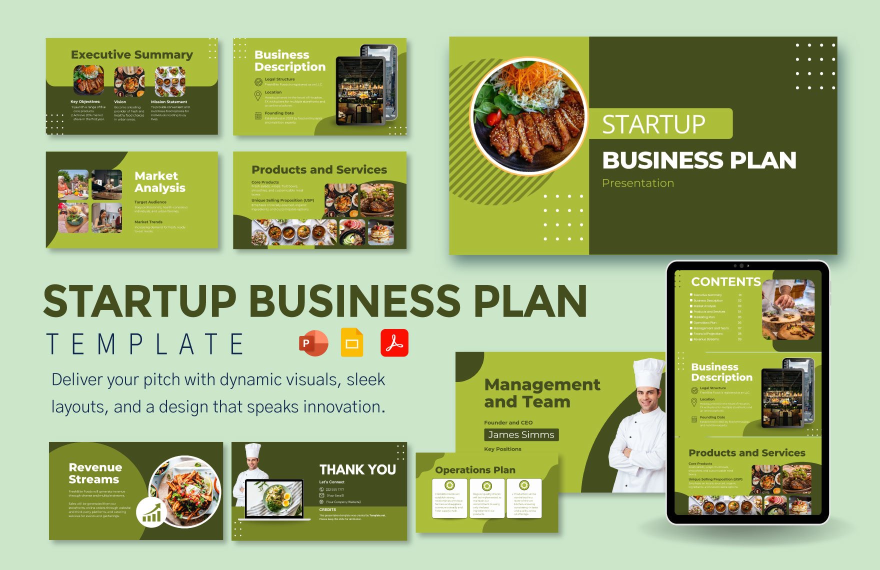 Start up Business Plan Template