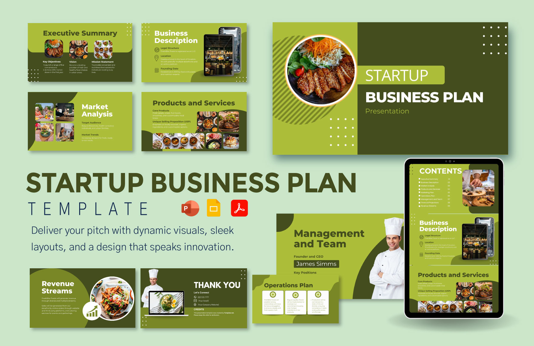 Start up Business Plan Template in PPT, PDF, Google Slides - Download | Template.net