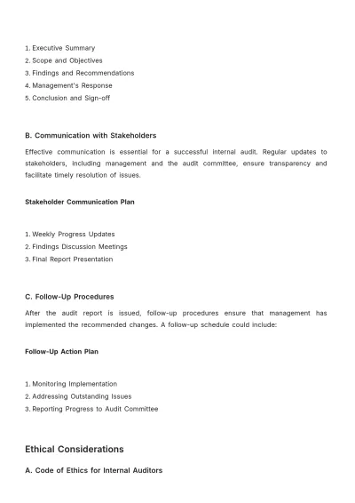 Free Internal Audit Accounting Training Manual Template to Edit Online