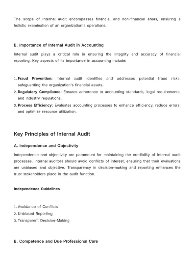 Free Internal Audit Accounting Training Manual Template to Edit Online