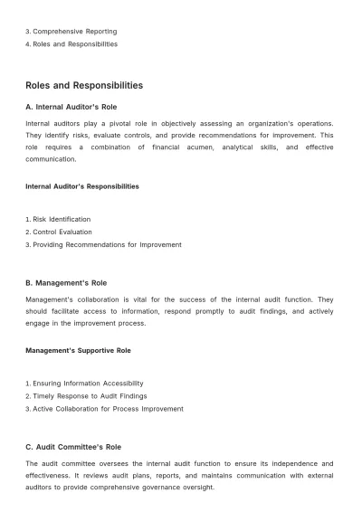 Free Internal Audit Accounting Training Manual Template to Edit Online
