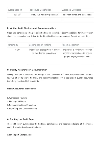 Free Internal Audit Accounting Training Manual Template to Edit Online