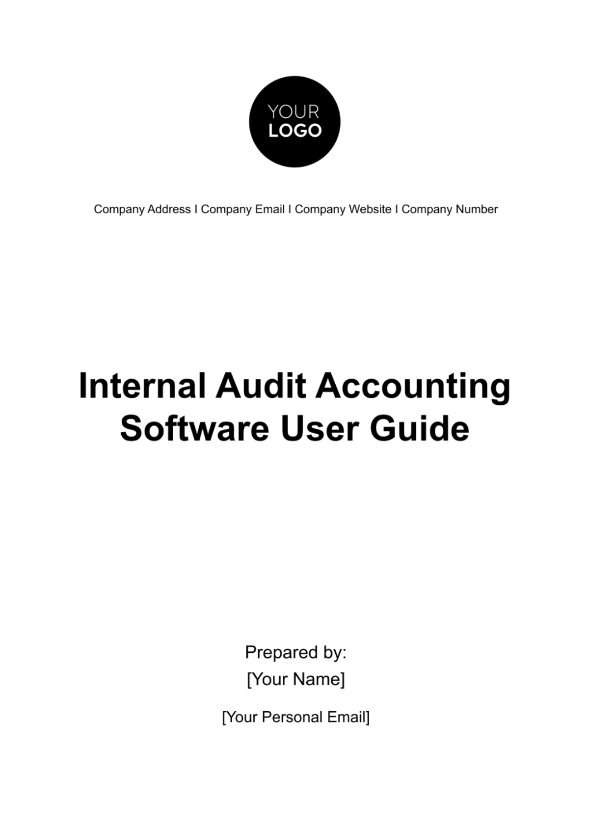 Internal Audit Accounting Software User Guide Template - Edit Online & Download