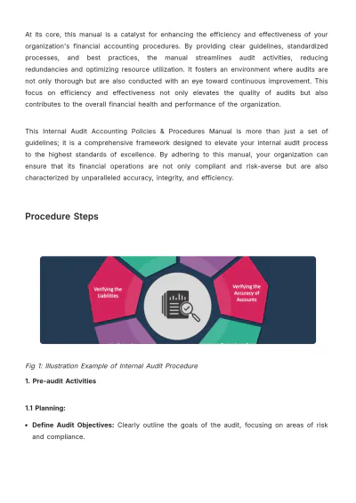 Free Internal Audit Accounting Policies & Procedures Manual Template to Edit Online