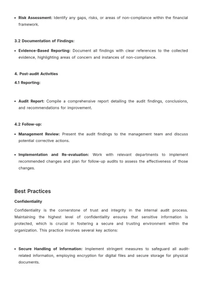 Free Internal Audit Accounting Policies & Procedures Manual Template to Edit Online