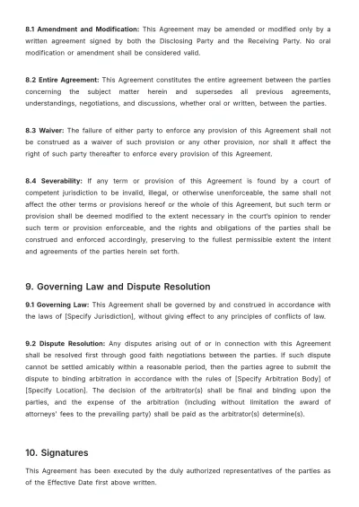 Free Accounting Internal Audit Confidentiality NDA  Template to Edit Online