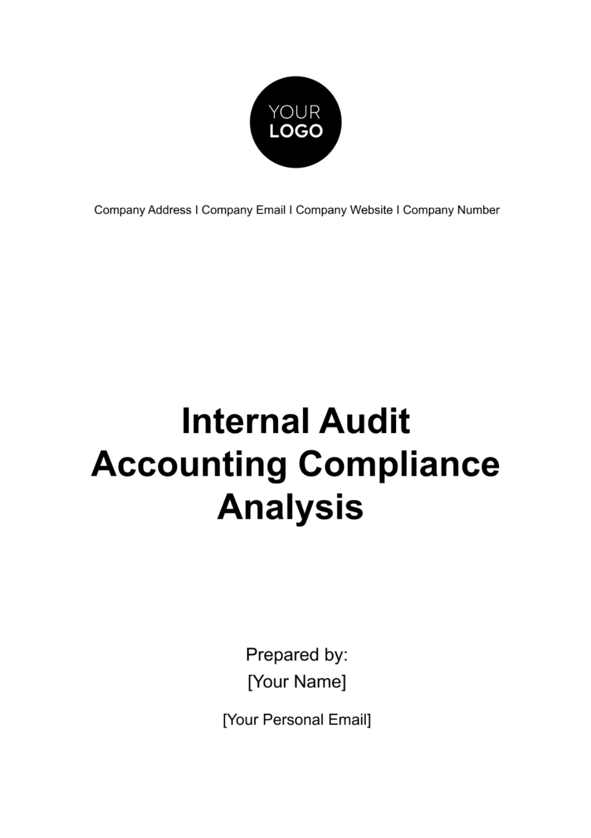 Internal Audit Accounting Compliance Analysis Template - Edit Online & Download