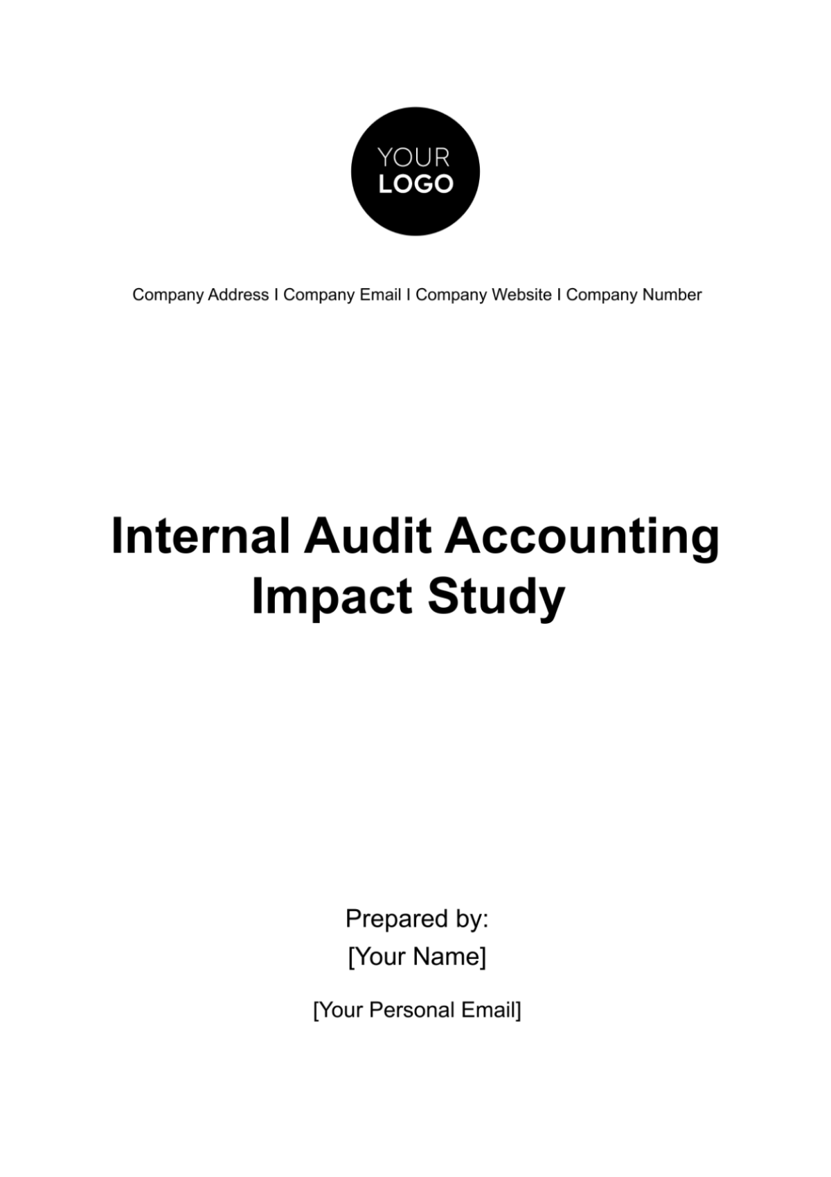 Internal Audit Accounting Impact Study Template