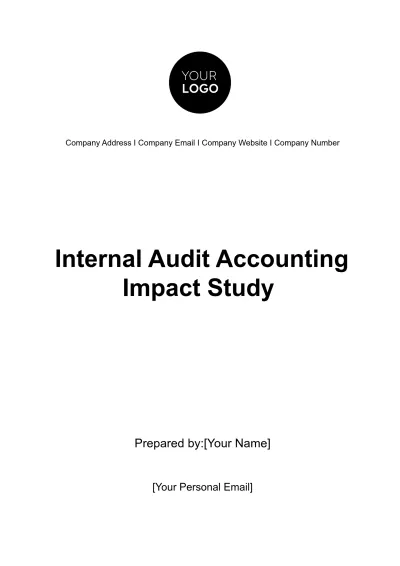 Free Internal Audit Accounting Impact Study Template to Edit Online