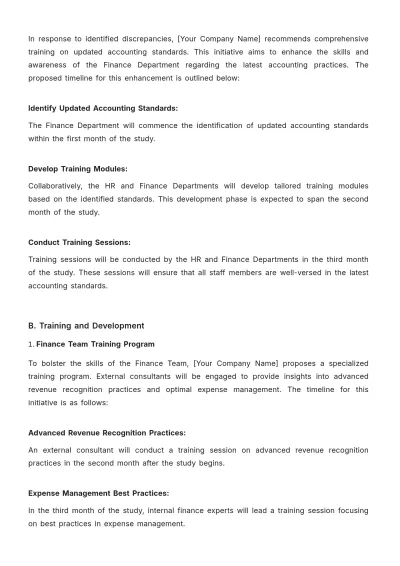 Free Internal Audit Accounting Impact Study Template to Edit Online