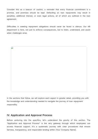 Free Employee Loan and Advance Policy Manual HR Template to Edit Online