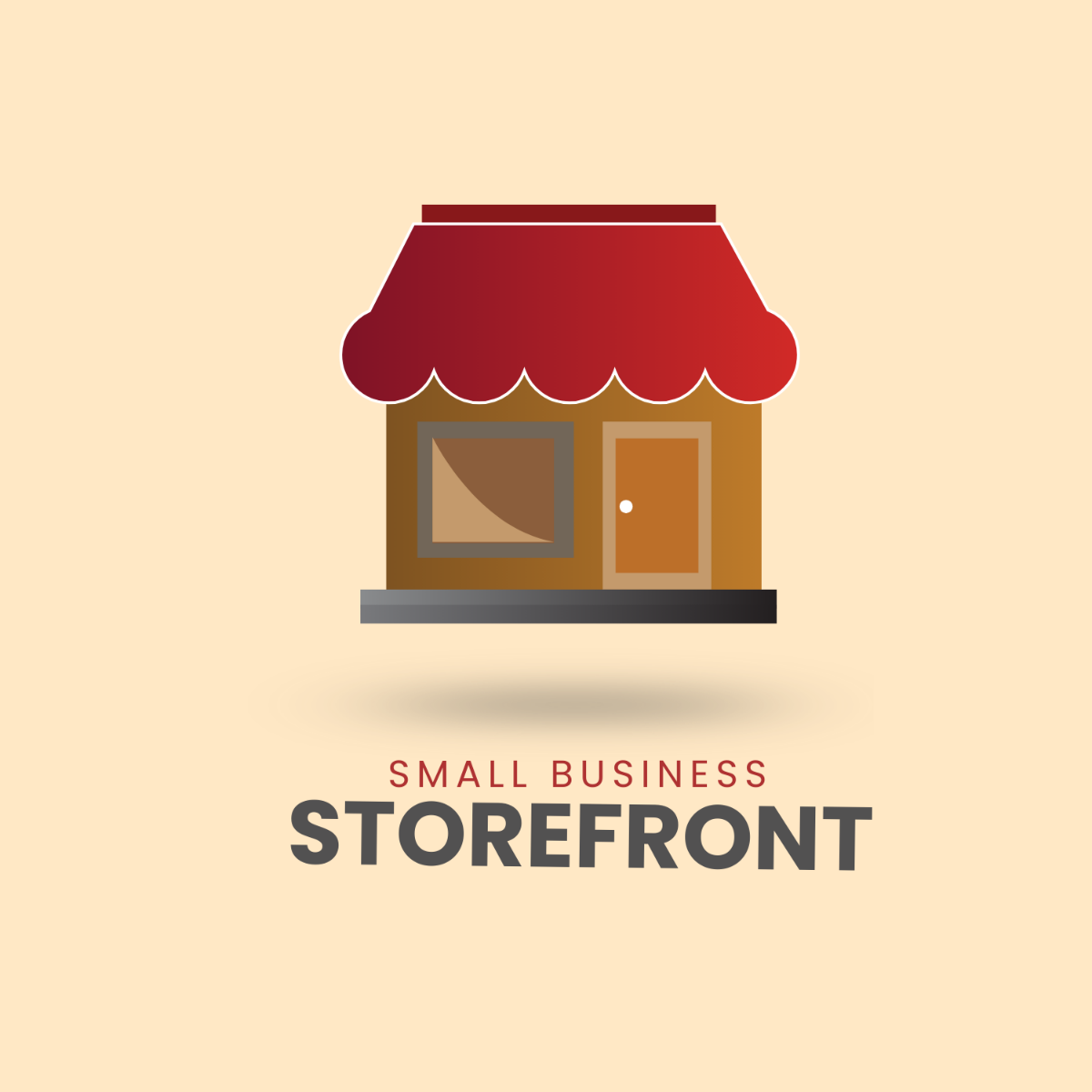 Small Business Storefront Logo Template
