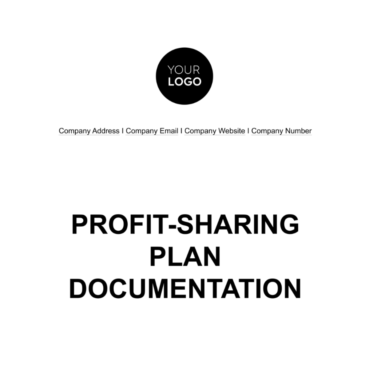 Free Profit-Sharing Plan Documentation HR Template