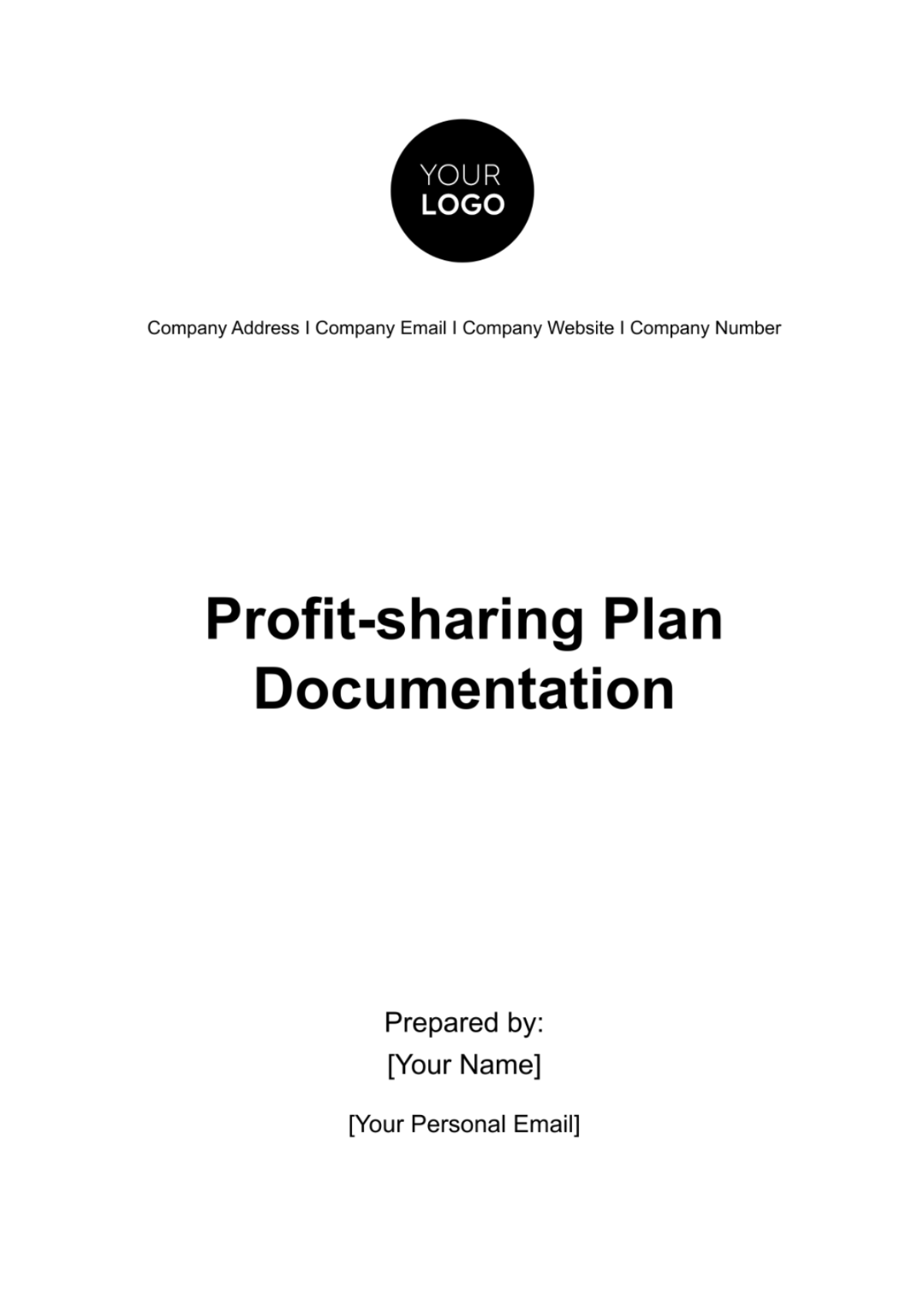 Profit-Sharing Plan Documentation HR Template - Edit Online & Download