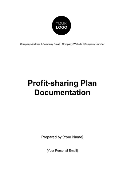 Free Profit-Sharing Plan Documentation HR Template to Edit Online
